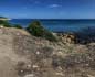 panorama 360° sferico spherical - S.Antioco Spiaggia di Coaquaddus, rocce centrali