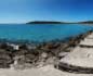 panorama 360° sferico spherical - S.Anna Arresi Porto Pino, spiagge e molo