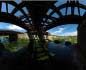 panorama 360° sferico spherical - Carbonia Ex ponte ferroviario sul Rio S.Milano