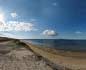 panorama 360° sferico spherical - Cussorgia(Calasetta) Spiaggia e Calasetta in lontanza