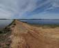 panorama 360° sferico spherical - Teulada Strada per le dune di P.Pino tra gli stagni