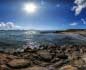 panorama 360° sferico spherical - S.Anna Arresi Porto Pino,spiaggia cani