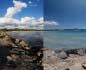 panorama 360° sferico spherical - S.Anna Arresi Porto Pino,spiaggia estate-autunno