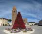 panorama 360° sferico spherical - Carbonia P.zza Roma e albero di Natale