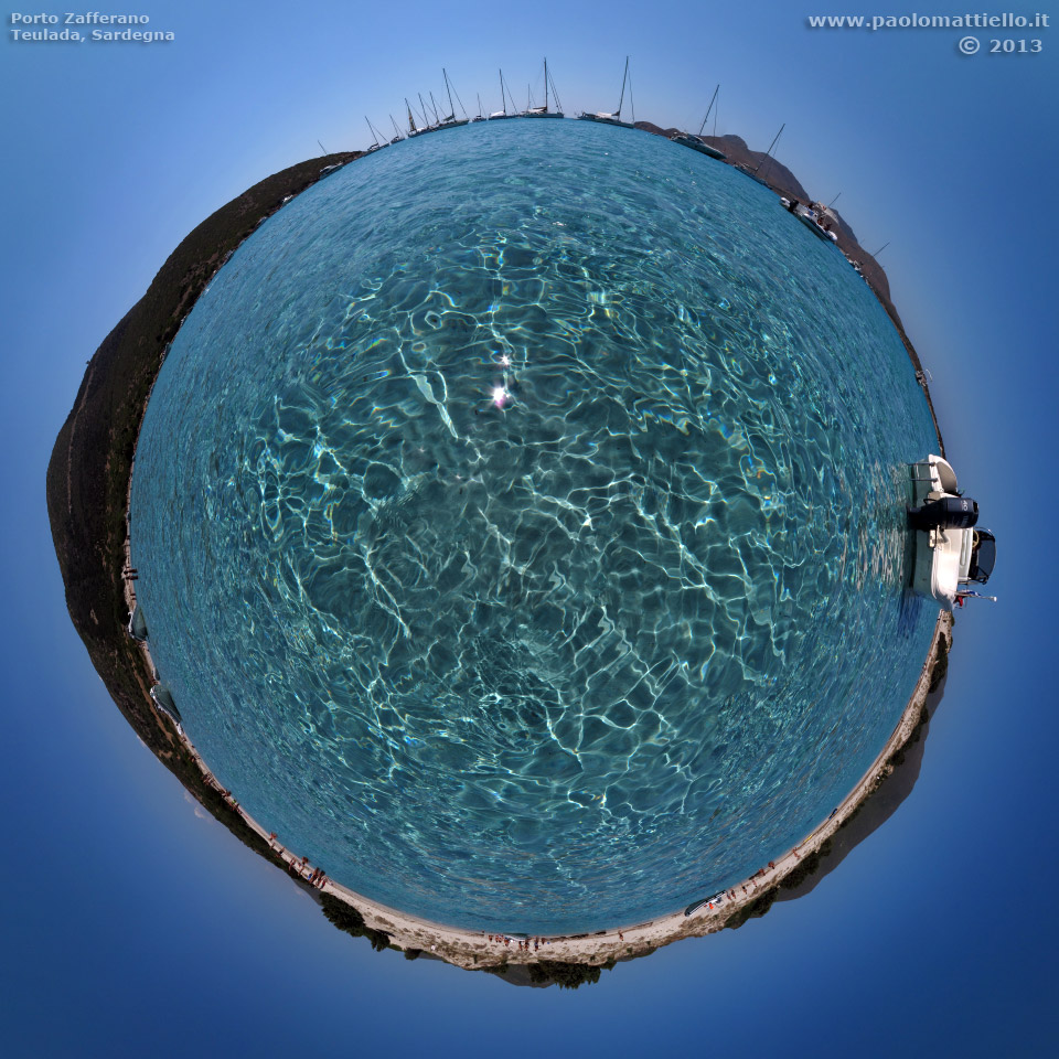 panorama stereografico stereographic - stereographic panorama - Sardegna→Teulada | Porto Zafferano, 12.08.2013