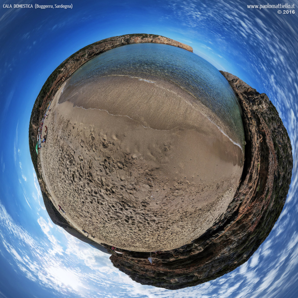 panorama stereografico stereographic - stereographic panorama - Sardegna→Buggerru | Cala Domestica, 22.09.2016