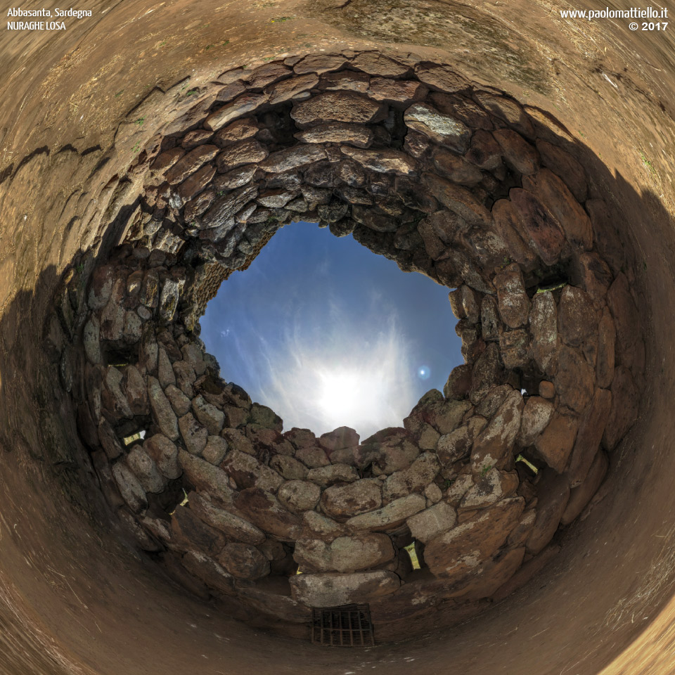 panorama stereografico stereographic - stereographic panorama - Sardegna→Abbasanta | Nuraghe Losa, 23.05.2017