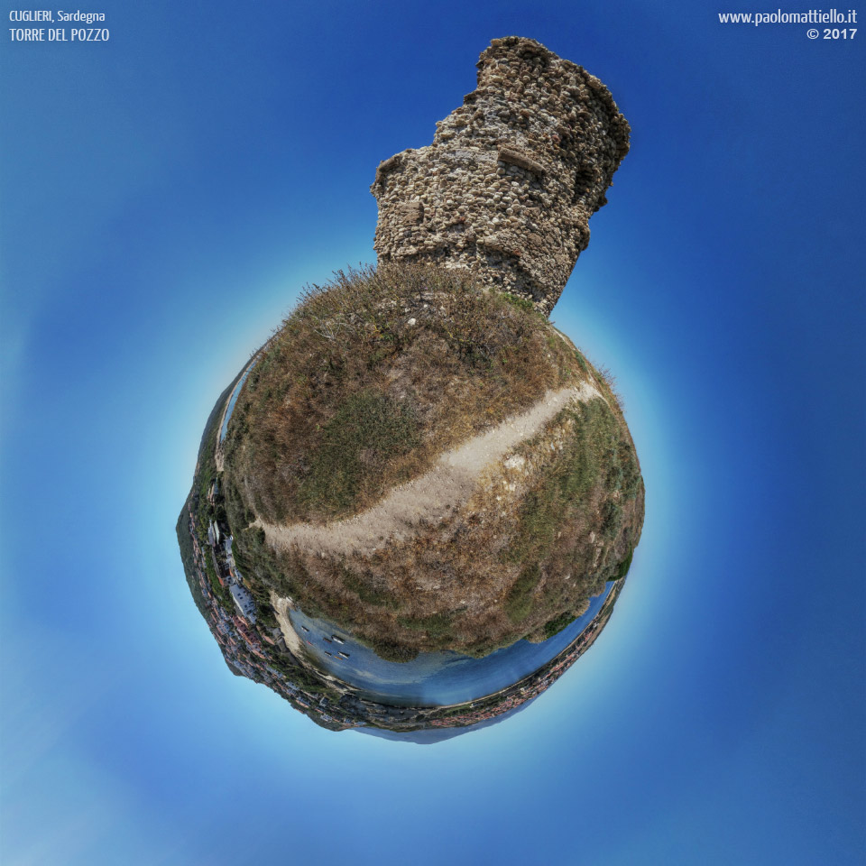 panorama stereografico stereographic - stereographic panorama - Sardegna→Cuglieri | Torre del Pozzo,  13.06.2017