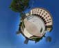 panorama stereografico stereographic - Carbonia Via Manno, Portici, Hotel Centrale