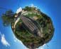 panorama stereografico stereographic - Fluminimaggiore Ponticello sul Riu Mannu