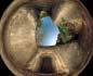 panorama stereografico stereographic - S.Anna Arresi P.Pino, P.Menga, batt. Candiani, ingresso