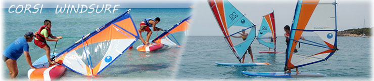 Presentazione grafica dei corsi di windsurf
