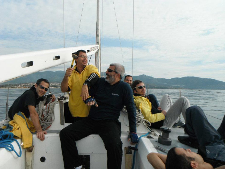 LNI Sulcis - Restless, rientro in porto con discussione sulla tattica e la strategia di regata
