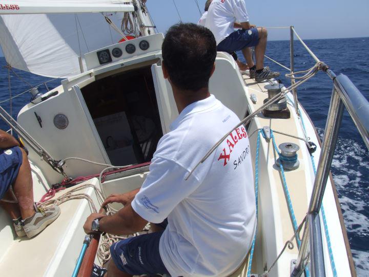 LNI Sulcis - Xalest in navigazione da Cagliari verso Villasimius
