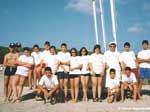 Primi corsi sulla concessione LNI Porto Pino nella spiaggia di Portu Tramatzu, Teulada - 1999