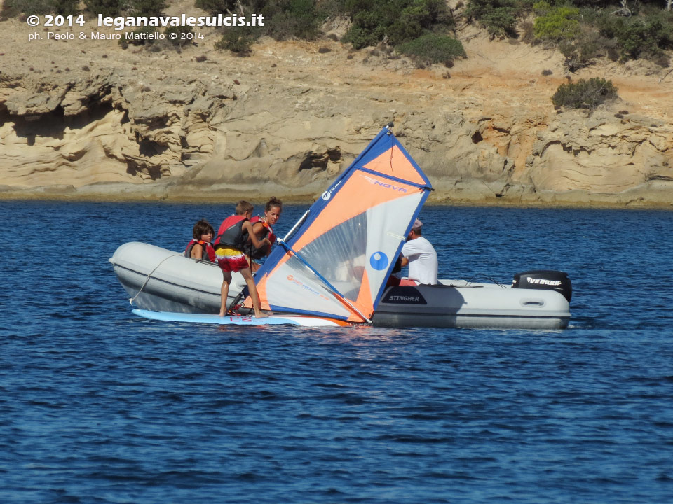 LNI Sulcis - Porto Pino, agosto 2014, corsi vela e windsurf LNI Sulcis

