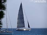 Porto Pino - Barche - Agosto 2014,Porto Pino, barca a vela (24m) Aori, dei cantieri Wally