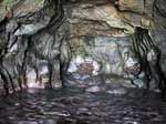 Porto Pino - Interno di una delle grotte
