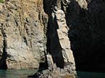 Porto Pino - 2011, roccia triangolare presso Cala Mala