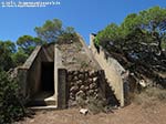 Porto Pino - Luglio 2014,Punta Menga, stazione di tiro della batteria Candiani