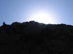 Capo Teulada - Sole che spunta dalla parete W di Capo Teulada (lato C.Aligusta)
