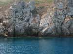 Capo Teulada - Il candido calcare della parete W di Capo Teulada, presso Cala Aligusta
