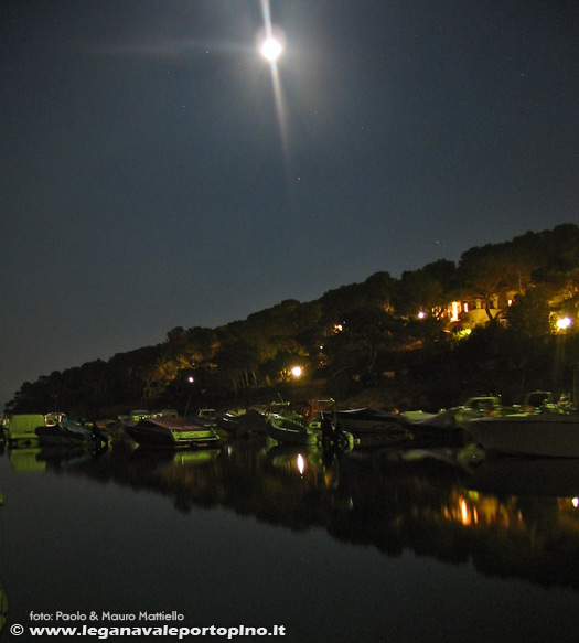 Porto Pino - Canale - 2002 - Di notte