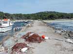 Porto Pino - Canale - Molo e barche da pesca
