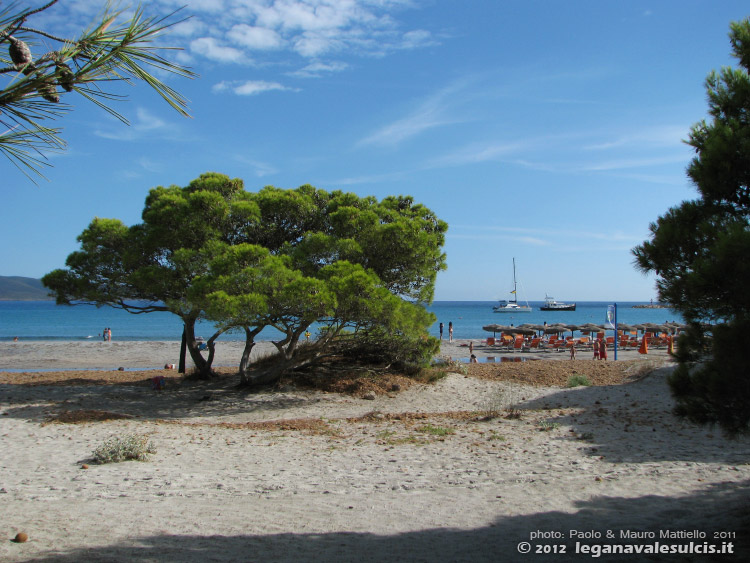 Porto Pino - Spiagge - 2011, prima spiaggia