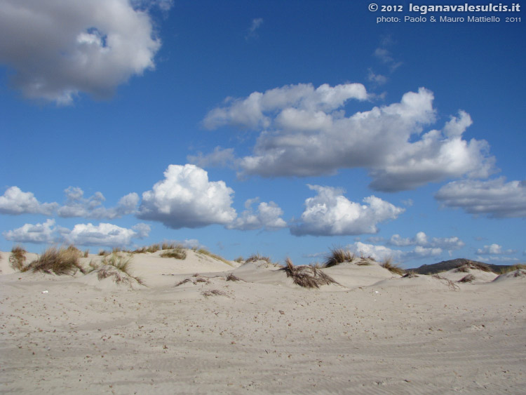 Porto Pino - Spiagge - 2011, seconda spiaggia, dune