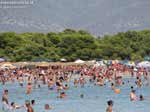 Porto Pino - Spiagge - 2008, prima spiaggia affollatissima in una domenica d'agosto