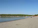 Porto Pino - Spiagge - 2009, prima spiaggia di mattina presto