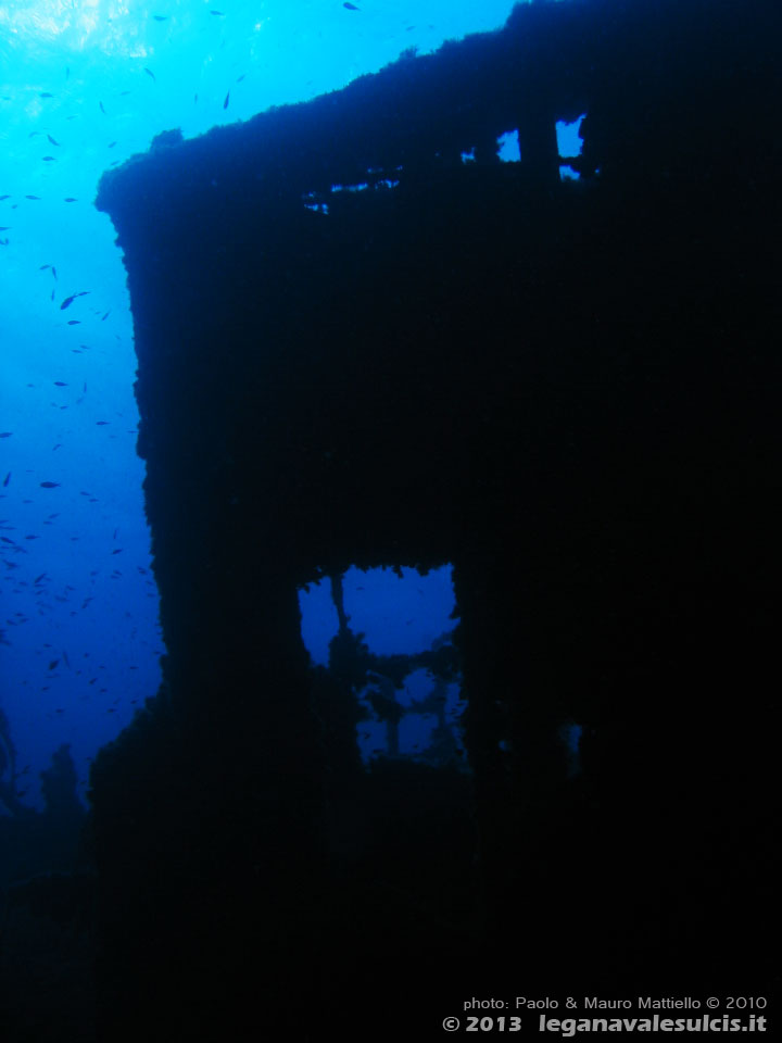 Porto Pino foto subacquee - 2010 - Relitto 