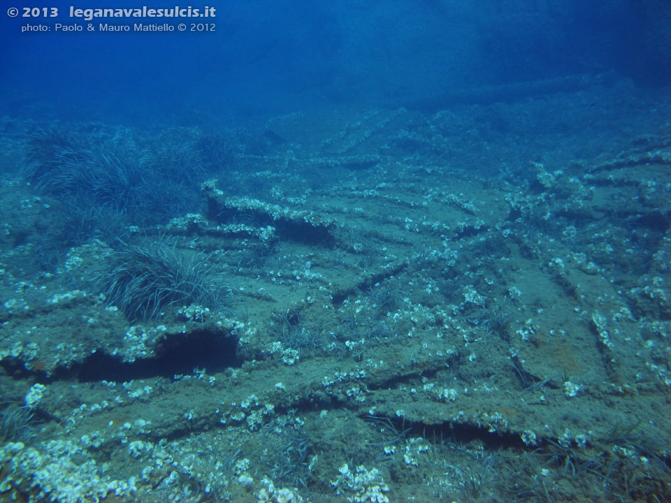 Porto Pino foto subacquee - 2012 - Relitto della punta di Cala Piombo