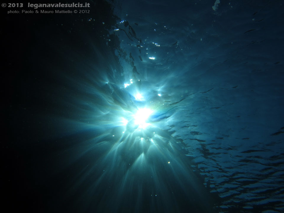 Porto Pino foto subacquee - 2012 - Sole controluce