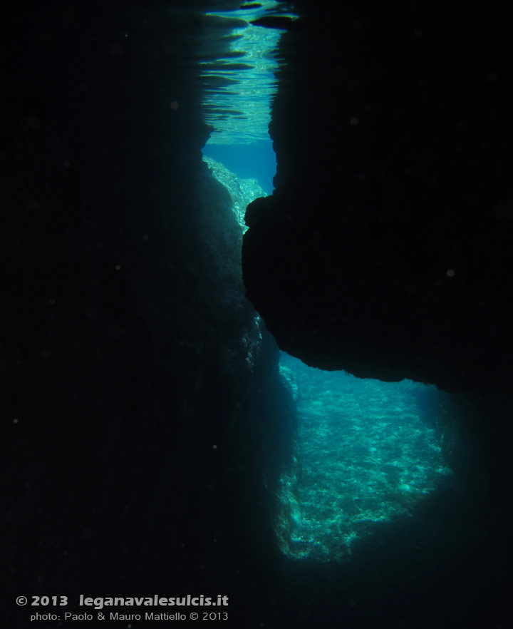 Porto Pino foto subacquee - 2013 - Grotta di C.Beppe Podda