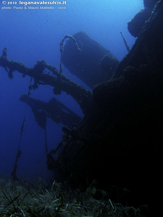 Porto Pino foto subacquee - 2009 - Relitto nave da carico 