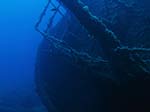 Porto Pino foto subacquee - 2009 - Relitto nave da carico "Dino", P.Zafferano, -23 m