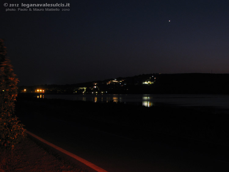 Porto Pino - 2010, Stagno di Maestrale di notte