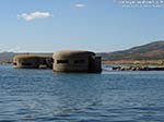 Fortini della 2° guerra mondiale all'ingresso del porto di S.Antioco
