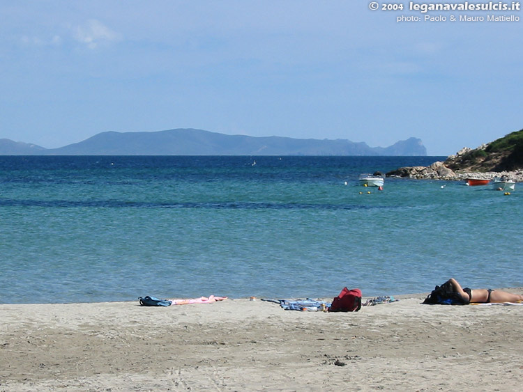 Maladroxia - Maladroxia - Capo Teulada all'orizzonte
