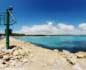 panorama 360° sferico spherical - S.Anna Arresi Porto Pino, 1° spiaggia e molo