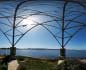 panorama 360° sferico spherical - S.Antioco Laguna vista<br/>da dentro<br/>elettrodotto