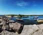 panorama 360° sferico spherical - Portoscuso Portoscuso, approdo e spiaggia Mari Biu