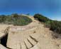 panorama 360° sferico spherical - S.Anna Arresi P.Pino, Punta Menga, batt. Candiani