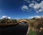 panorama 360° sferico spherical - Cussorgia<br/>(Calasetta) Ponte FMS abbandonato sul Rio Tupei